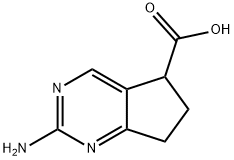 2-amino-6,7-dihydro-5H-cyclopenta[d]pyrimidine-5-carboxylic acid,1426072-28-7,结构式