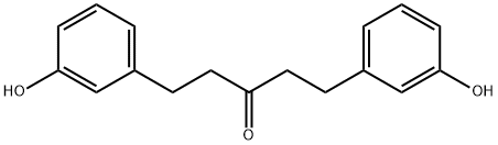 3-Pentanone, 1,5-bis(3-hydroxyphenyl)- Struktur