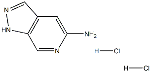 5-氨基-6-氮杂吲唑二盐酸盐,1427195-29-6,结构式