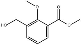 methyl 3-(hydroxymethyl)-2-methoxybenzoate Struktur