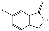 6-溴-7-甲基异吲哚啉-1-酮, 1427394-72-6, 结构式