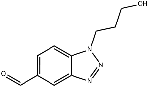 1-(3-hydroxypropyl)-1H-benzo[d][1,2,3]triazole-5-carbaldehyde