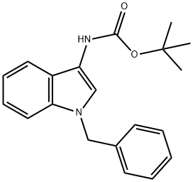 tert-butyl(1-benzyl-1H-indol-3-yl)carbamate Structure
