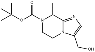 Tert-Butyl 3-(Hydroxymethyl)-8-Methyl-5,6-Dihydroimidazo[1,2-A]Pyrazine-7(8H)-Carboxylate Structure