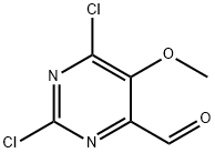 2,6-dichloro-5-methoxypyrimidine-4-carboxaldehyde 化学構造式