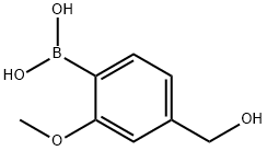 4-羟甲基-2-甲氧基苯硼酸 结构式