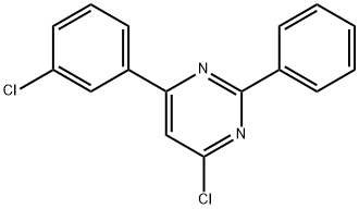 4-氯-6-(4-氯苯基)-2-苯基嘧啶,145903-35-1,结构式