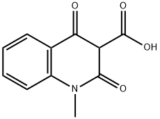 1-methyl-2,4-dioxo-1,2,3,4-tetrahydroquinoline-3-carboxylic acid 化学構造式