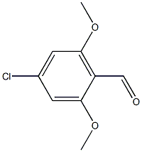 4-chloro-2,6-dimethoxybenzaldehyde Struktur