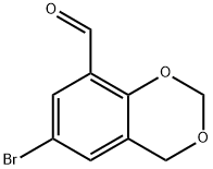 6-bromo-4H-1,3-benzodioxine-8-carbaldehyde 化学構造式
