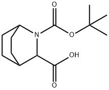 2-(Tert-Butoxycarbonyl)-2-Azabicyclo[2.2.2]Octane-3-Carboxylic Acid Structure