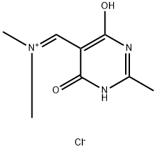 N-((4,6-dihydroxy-2-methylpyrimidin-5-yl)methylene)-N-methylmethanaminium chloride