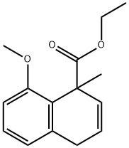 ethyl 1,4-dihydro-8-methoxy-1-methylnaphthalene-1-carboxylate Structure