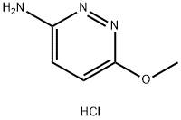 6-メトキシピリダジン-3-アミン一塩酸塩 化学構造式