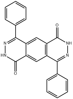 4,9-diphenyl-2,7-dihydropyridazino[4,5-g]phthalazine-1,6-dione 结构式