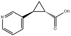 (1S,2S)-2-(吡啶-3-基)环丙烷-1-羧酸,1620644-49-6,结构式