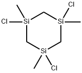 1,3,5-三氯-1,3,5-三甲基-1,3,5-三硅杂环己烷,1628-02-0,结构式