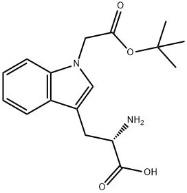 1-(2-(tert-butoxy)-2-oxoethyl)-L-tryptophan Structure