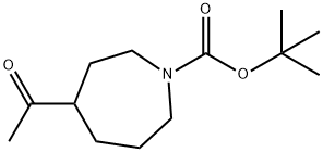 tert-butyl 4-acetylazepane-1-carboxylate Structure