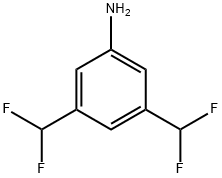 3,5-Bis-difluoromethyl-phenylamine Struktur