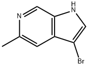 3-Bromo-5-methyl-1H-pyrrolo[2,3-c]pyridine Structure