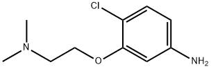 4-chloro-3-[2-(dimethylamino)ethoxy]benzenamine Struktur