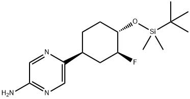 1715032-85-1 5-((1S,3S,4S)-4-((tert-butyldimethylsilyl)oxy)-3-fluorocyclohexyl)pyrazin-2-amine