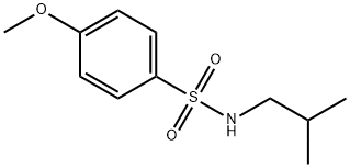 Benzenesulfonamide, 4-methoxy-N-(2-methylpropyl)-
, 172738-60-2, 结构式