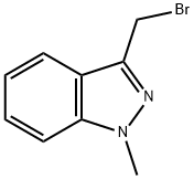 3-(Bromomethyl)-1-methyl-1H-indazole Struktur