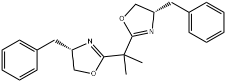 (4S,4'S)-2,2'-异丙亚基双(4-苄基-2-噁唑啉) 结构式