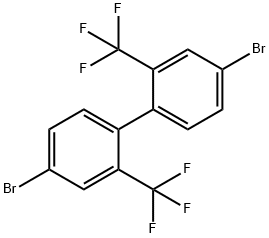 4,4'-dibromo-2,2'-bis(trifluoromethyl)-1,1'-biphenyl Structure