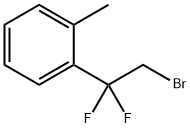 1-(2-bromo-1,1-difluoroethyl)-2-methyl- Benzene Structure