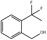 2-(1,1-difluoroethyl)- Benzenemethanol Struktur