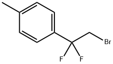 1-(2-bromo-1,1-difluoroethyl)-4-methyl-Benzene Structure