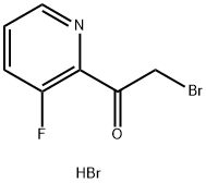 2-Bromo-1-(3-fluoro-pyridin-2-yl)-ethanone hydrobromide Structure
