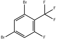 1,5-Dibromo-3-fluoro-2-(trifluoromethyl)benzene Structure