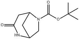Tert-Butyl 3-Oxo-2,6-Diazabicyclo[3.2.1]Octane-6-Carboxylate Struktur