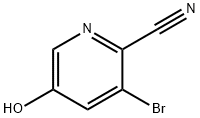 3-Bromo-5-hydroxypicolinonitrile, 1805487-25-5, 结构式