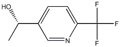 (S)-1-(6-(三氟甲基)吡啶-3-基)乙-1-醇, 1807940-49-3, 结构式