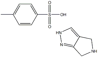 2,4,5,6-tetrahydropyrrolo[3,4-c]pyrazole 4-methylbenzenesulfonate Struktur