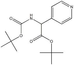 1822431-00-4 2-((TERT-ブチルトキシカルボニル)アミノ)-2-(ピリジン-4-イル)酢酸TERT-ブチル