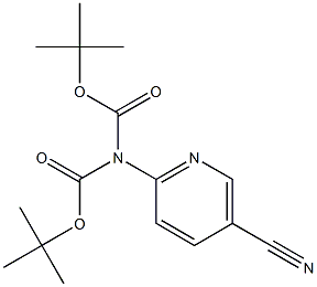 6-[Bis(tert-Butoxycarbonyl)amino]-nicotinonitrile|