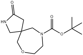 Tert-Butyl 3-Oxo-7-Oxa-2,10-Diazaspiro[4.6]Undecane-10-Carboxylate Structure