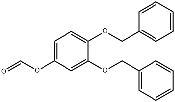 3,4-bis(benzyloxy)phenyl formate Struktur