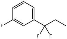 1-(1,1-二氟丙基)-3-氟-苯, 1893276-88-4, 结构式