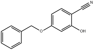 4-(benzyloxy)-2-hydroxybenzonitrile Struktur