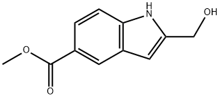 methyl 2-(hydroxymethyl)-1H-indole-5-carboxylate Structure