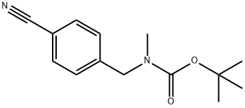 tert-Butyl 4-cyanobenzyl(methyl)carbamate Structure