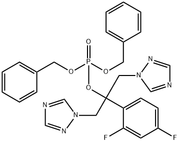 dibenzyl (2-(2,4-difluorophenyl)-1,3-di(1H-1,2,4-triazol-1-yl)propan-2-yl) phosphate Structure