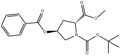 (2R,4S)-1-TERT-BUTYL 2-METHYL 4-(BENZOYLOXY)PYRROLIDINE-1,2-DICARBOXYLATE price.